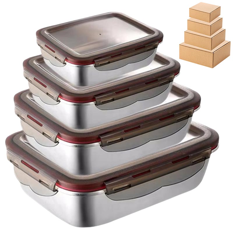 Meal Prep Tupperware - Kotak makan siang baja tahan karat