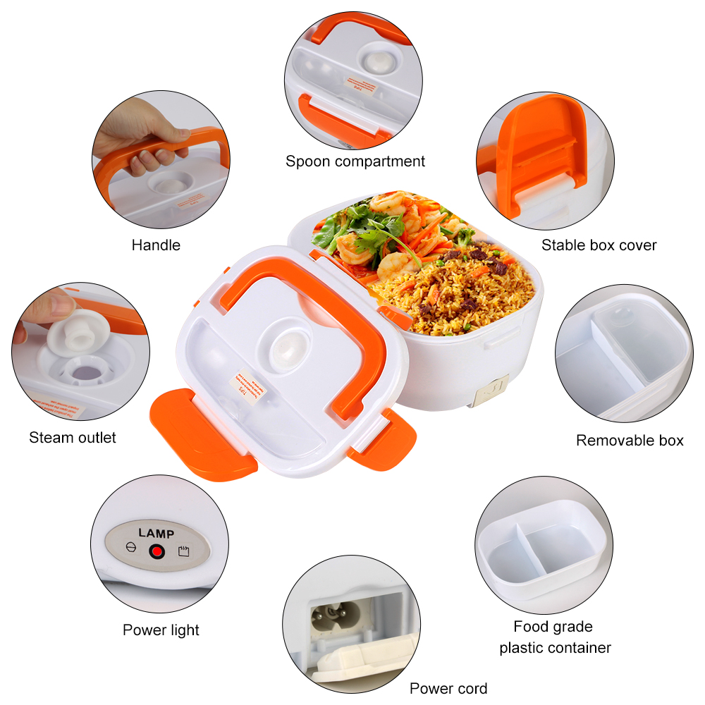 Meal Prep Tupperware - Wadah makanan pemanas cepat portabel, kotak