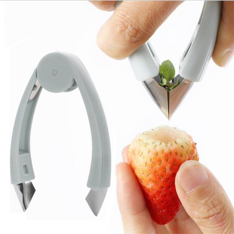 Pineapple Corer Slicer - Pemotong biji nanas penghilang daun stroberi