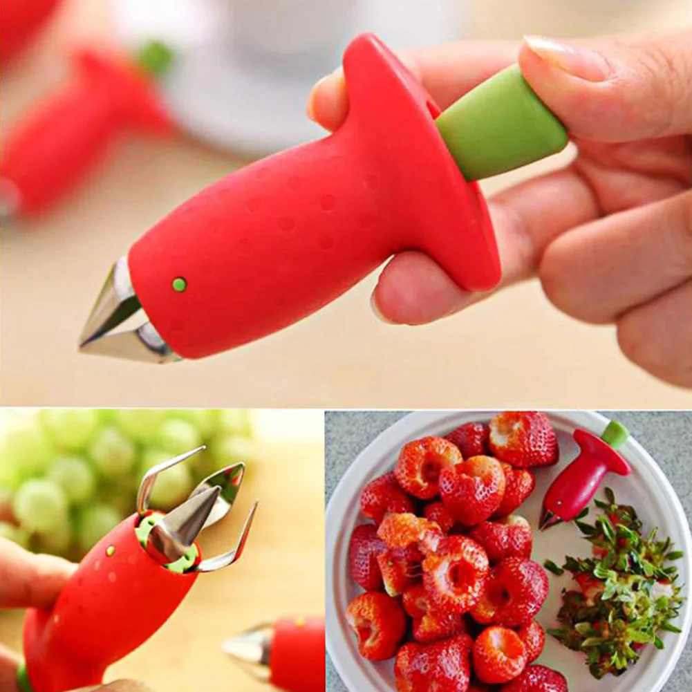 Pineapple Corer Slicer - Pemotong Kulit Stroberi, Pemotong Nanas, Penghilang