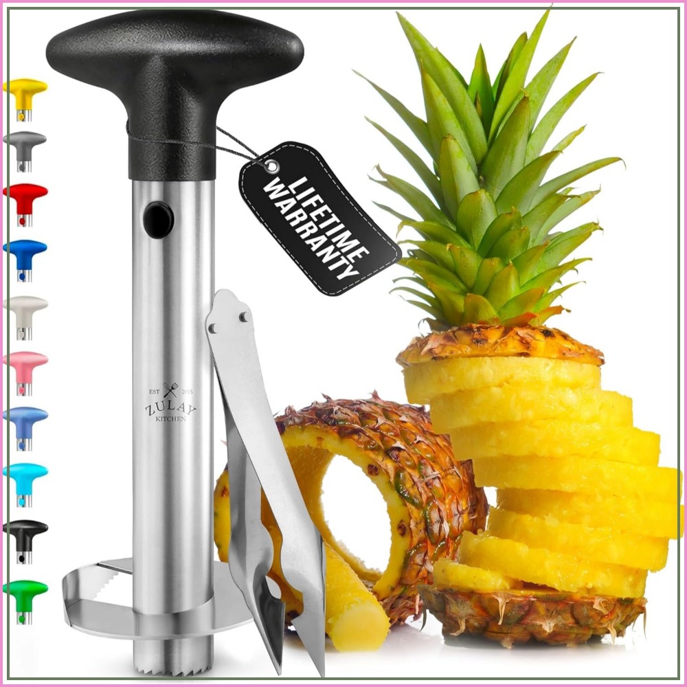Pineapple Corer Slicer - Alat Pengupas & Pemotong Nanas Stainless