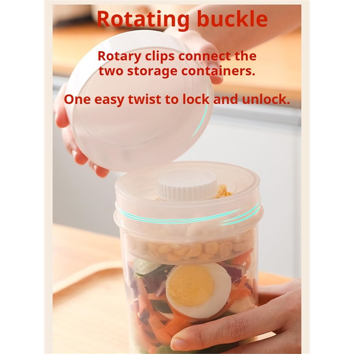 Stoples Salad Anti Bocor - Wad - Meal Prep Jar Salad ulasan dan harga