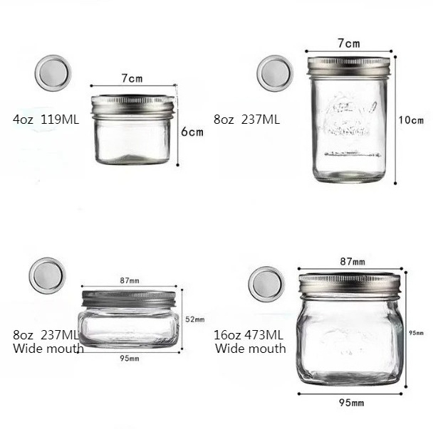 1 Buah Stoples Mason dengan Tu - Meal Prep Jar Salad ulasan dan harga