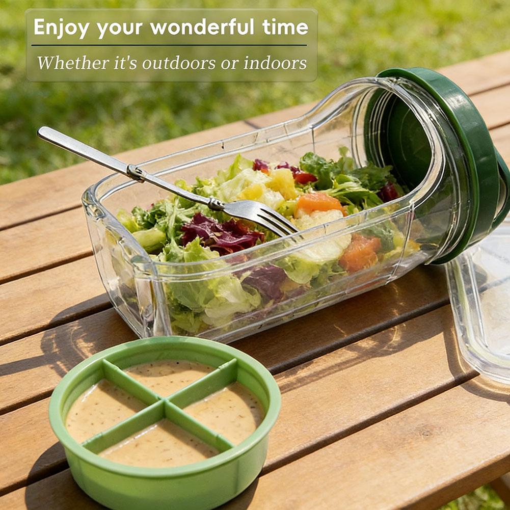 Wadah Salad Portabel dengan Ga - Meal Prep Jar Salad ulasan dan harga