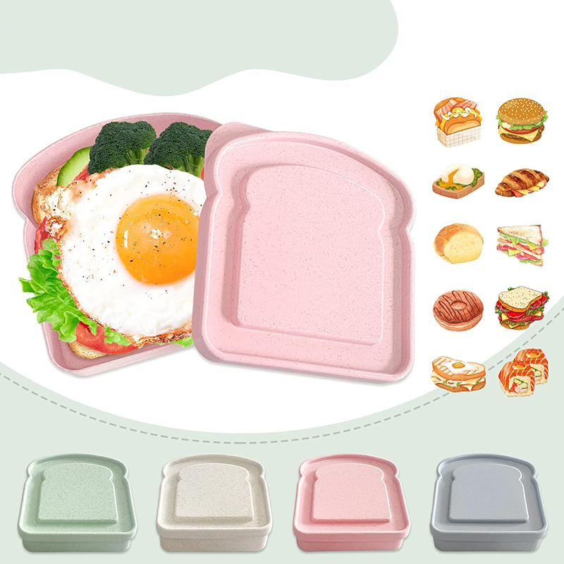Wadah Sandwich kotak makan sia - Meal Prep Tupperware ulasan dan harga