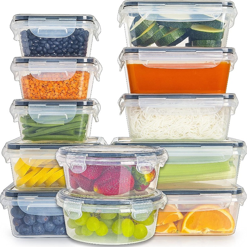 12pcs Wadah Penyimpanan Makana - Meal Prep Veggie ulasan dan harga