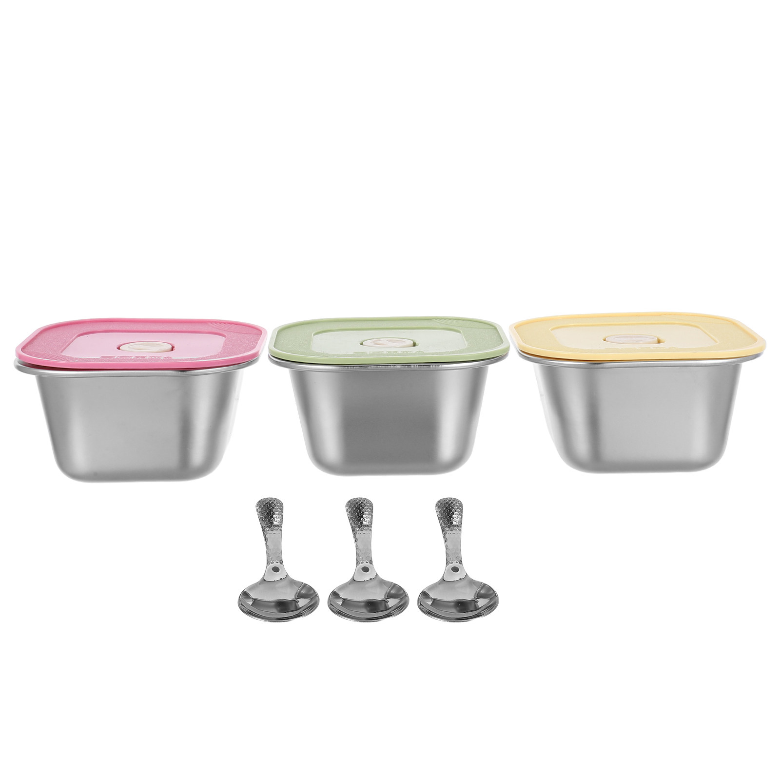 3Pcs Wadah Makanan Ringan Stai - Meal Prep Jar Salad ulasan dan harga