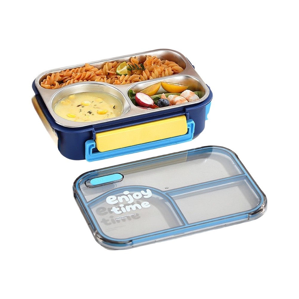 Kotak Makan Stainless Steel An - Meal Prep Yellow ulasan dan harga
