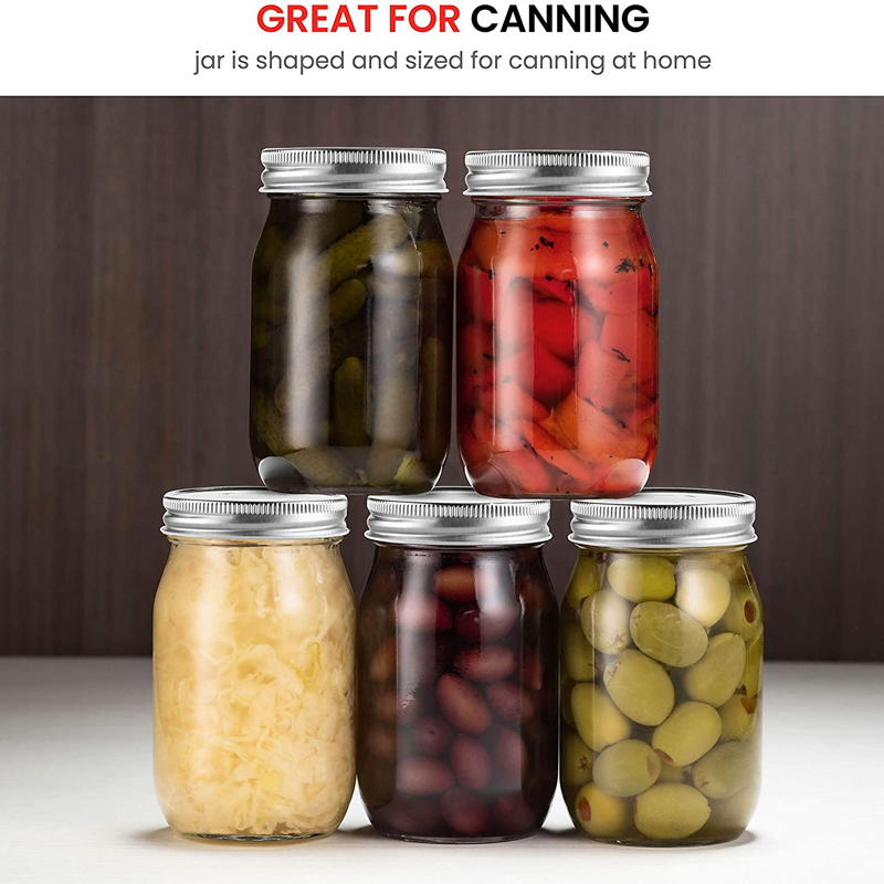 4 buah 450ml stoples Mason mul - Meal Prep Jar Salad ulasan dan harga