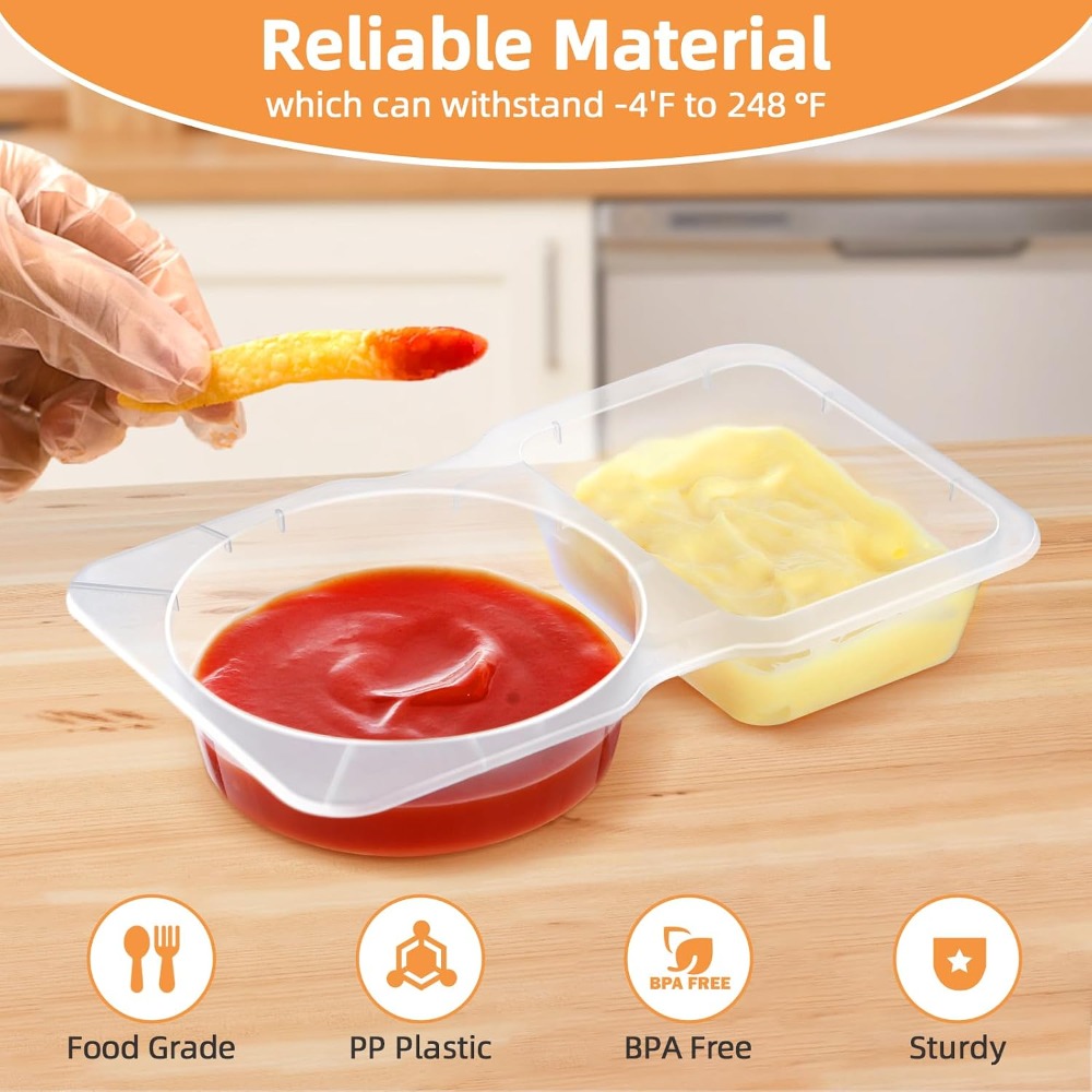Wadah Bekal Terbagi 2 Komparte - Meal Prep Veggie ulasan dan harga