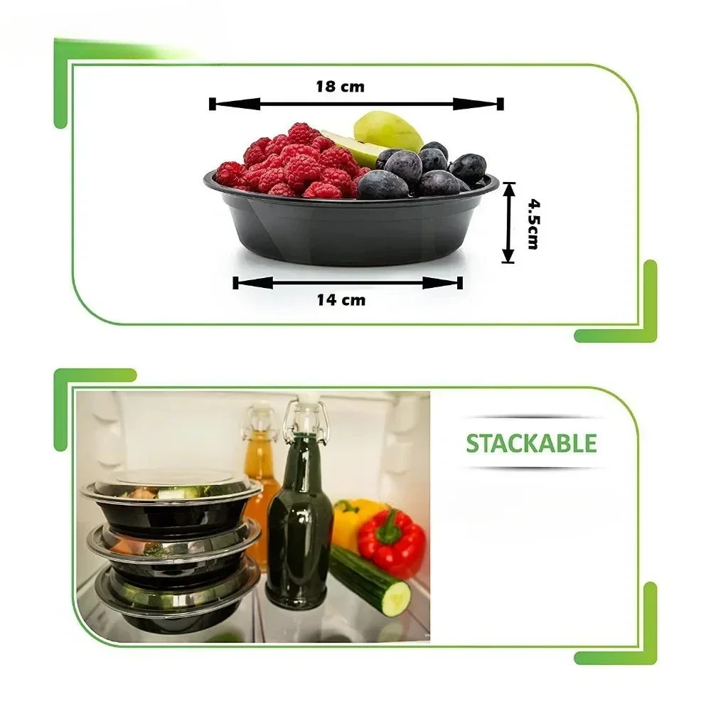 Wadah makanan plastik, wadah m - Meal Prep Tupperware ulasan dan harga