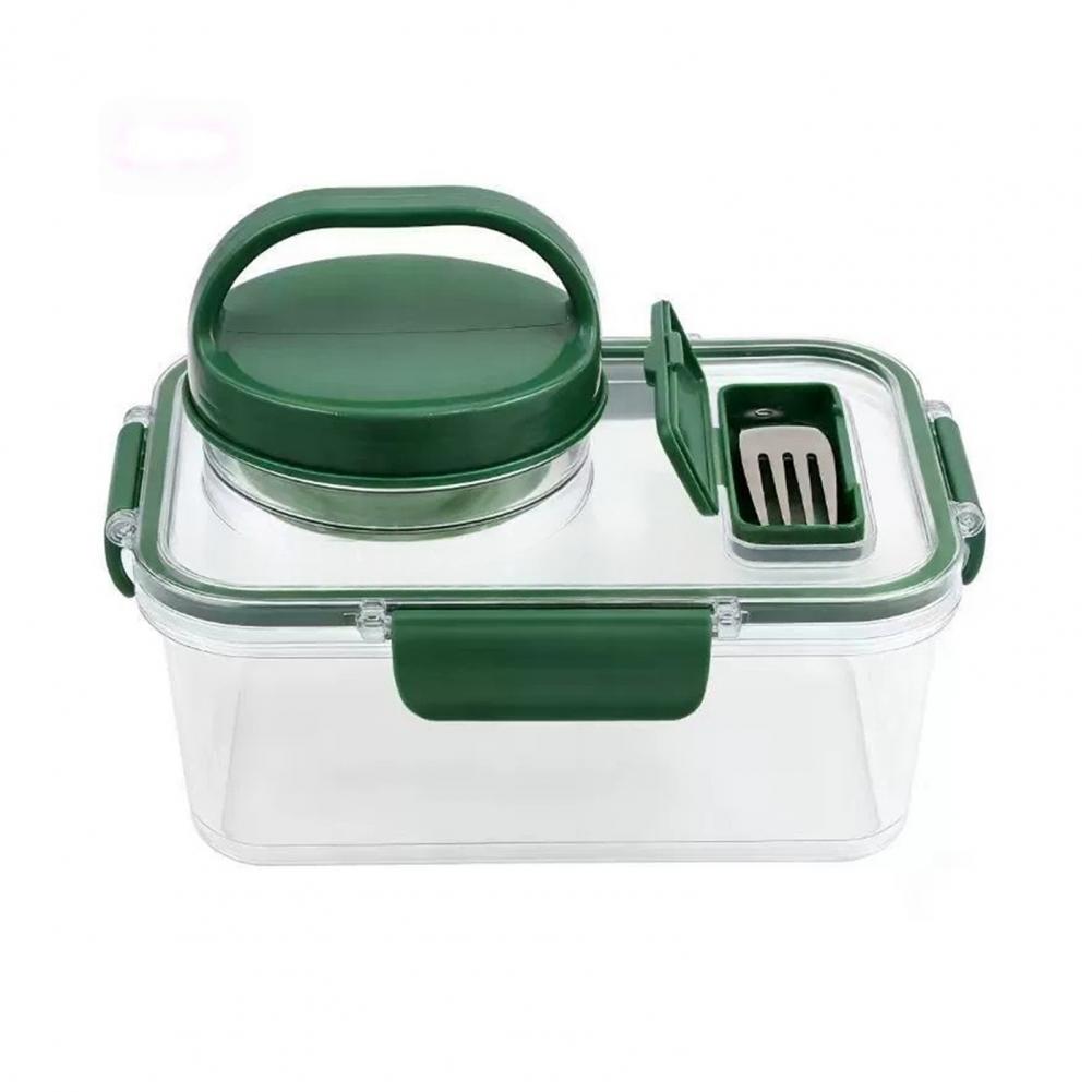 Kotak Salad Anti Bocor 2-pak,  - Meal Prep Jar Salad ulasan dan harga