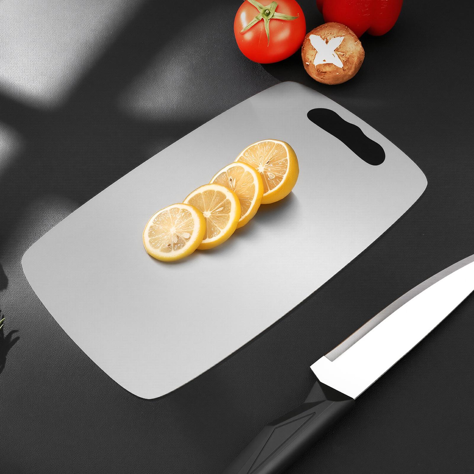 Papan Pemotong Logam Stainless - Meal Prep Veggie ulasan dan harga