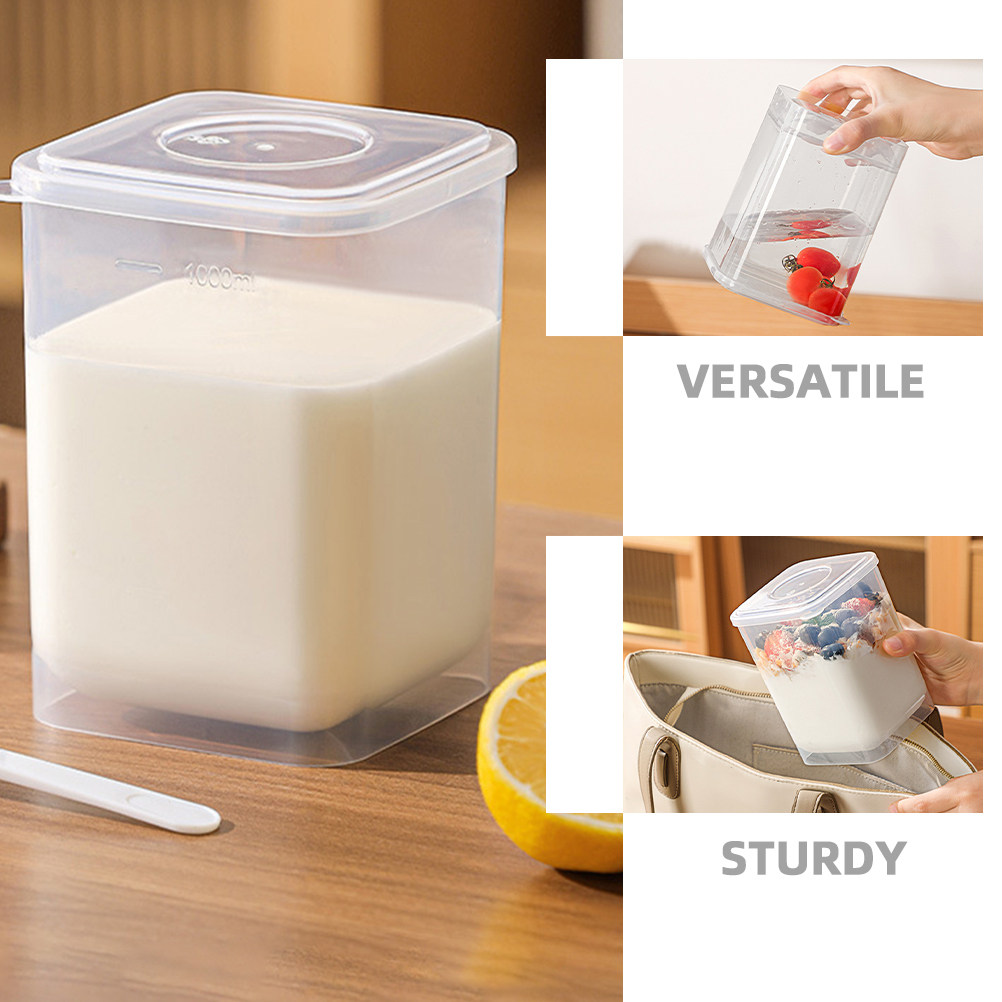 Kotak Penyimpanan Yogurt Plast - Meal Prep Yogurt Containers ulasan dan harga