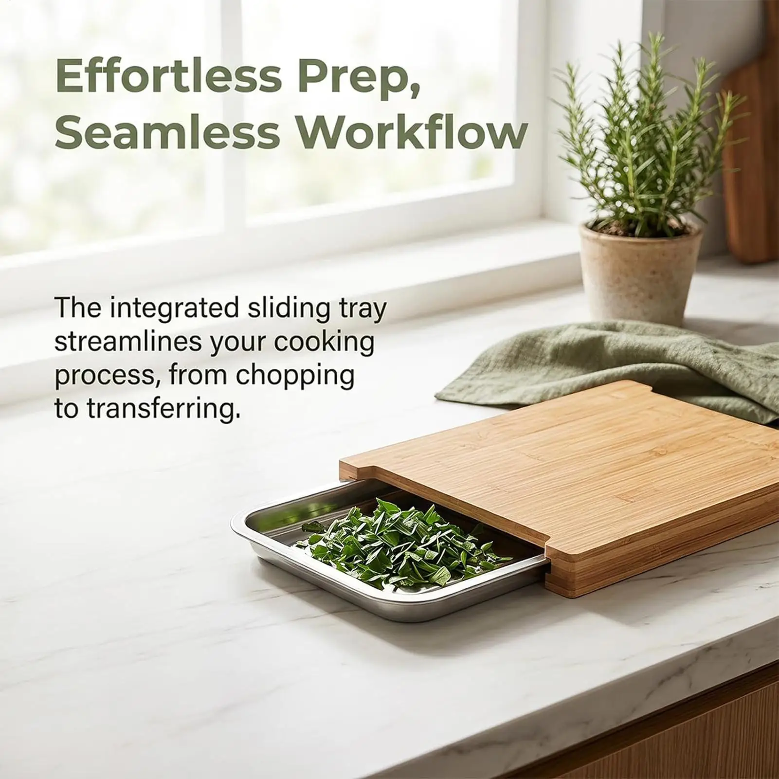 Papan Pemotong Kayu Anti-Selip - Meal Prep Veggie ulasan dan harga