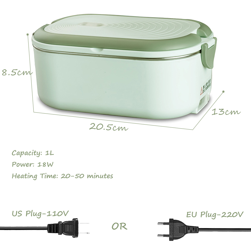 Kotak makan siang listrik 220V - Meal Prep Tupperware ulasan dan harga