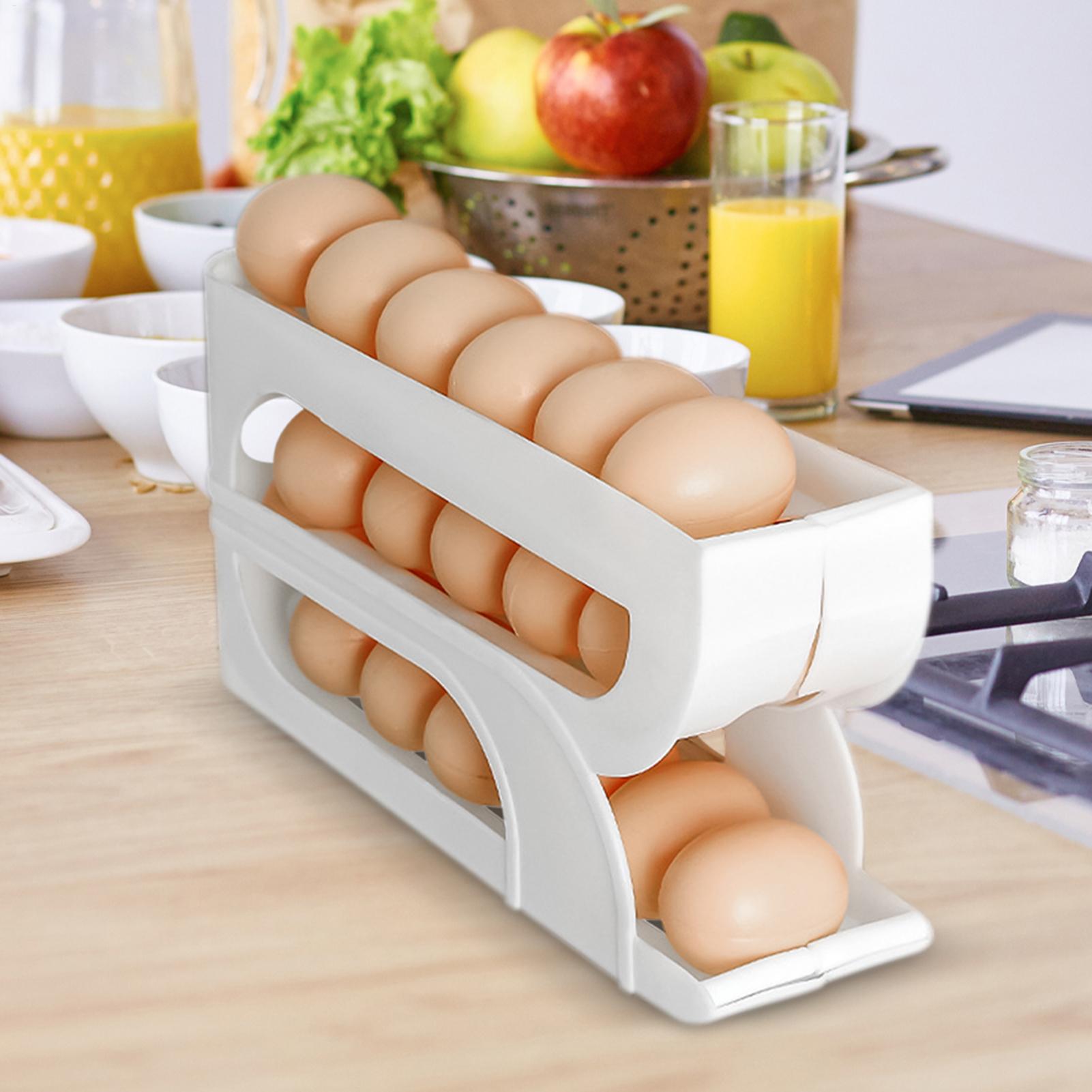 Rak Telur Otomatis 3 Tingkat u - Meal Prep Yellow ulasan dan harga