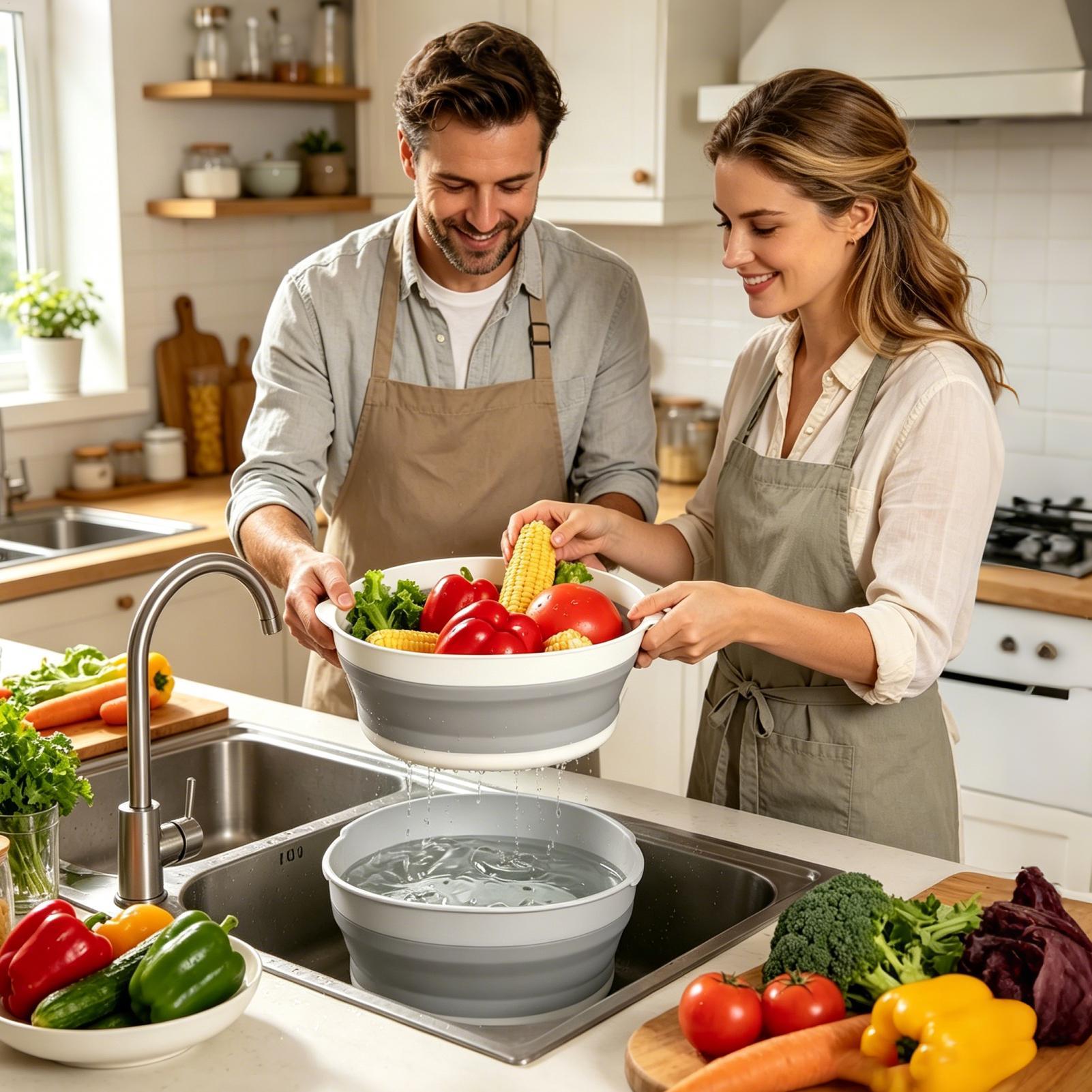 Saringan Lipat Dua Lapis, Penc - Meal Prep Veggie ulasan dan harga