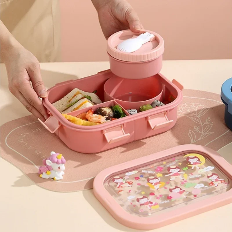 Kotak makan kartun pelajar, ko - Meal Prep Tupperware ulasan dan harga