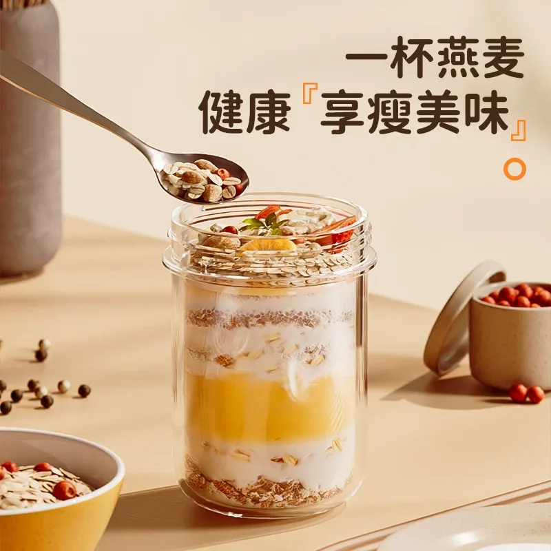 420ML Cangkir Sarapan Baru Oat - Meal Prep Yogurt Containers ulasan dan harga