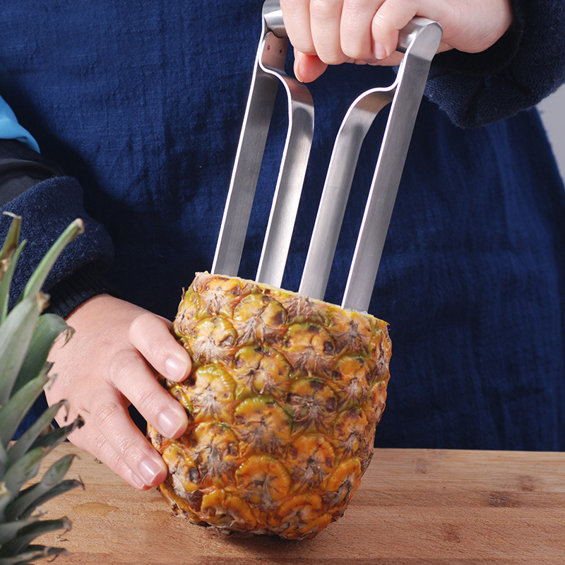 Pemotong Pengupas Nanas Baja T - Pineapple Corer Slicer ulasan dan harga