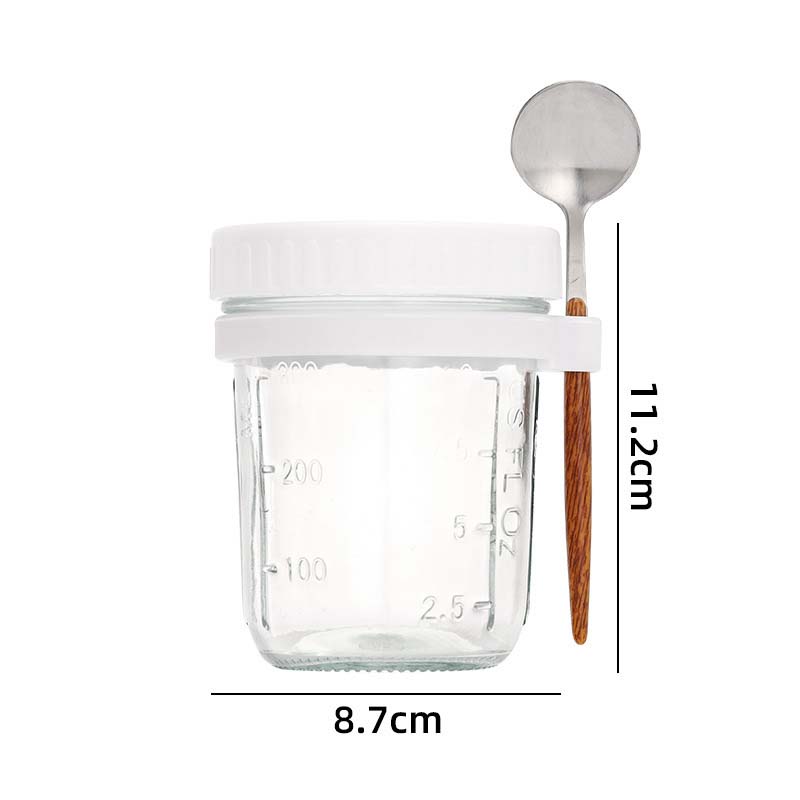 Overnight oat wadah dengan tut - Meal Prep Yogurt Containers ulasan dan harga