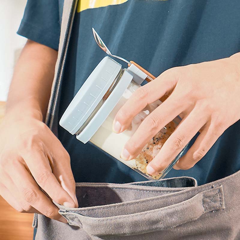 Overnight oat wadah dengan tut - Meal Prep Yogurt Containers ulasan dan harga