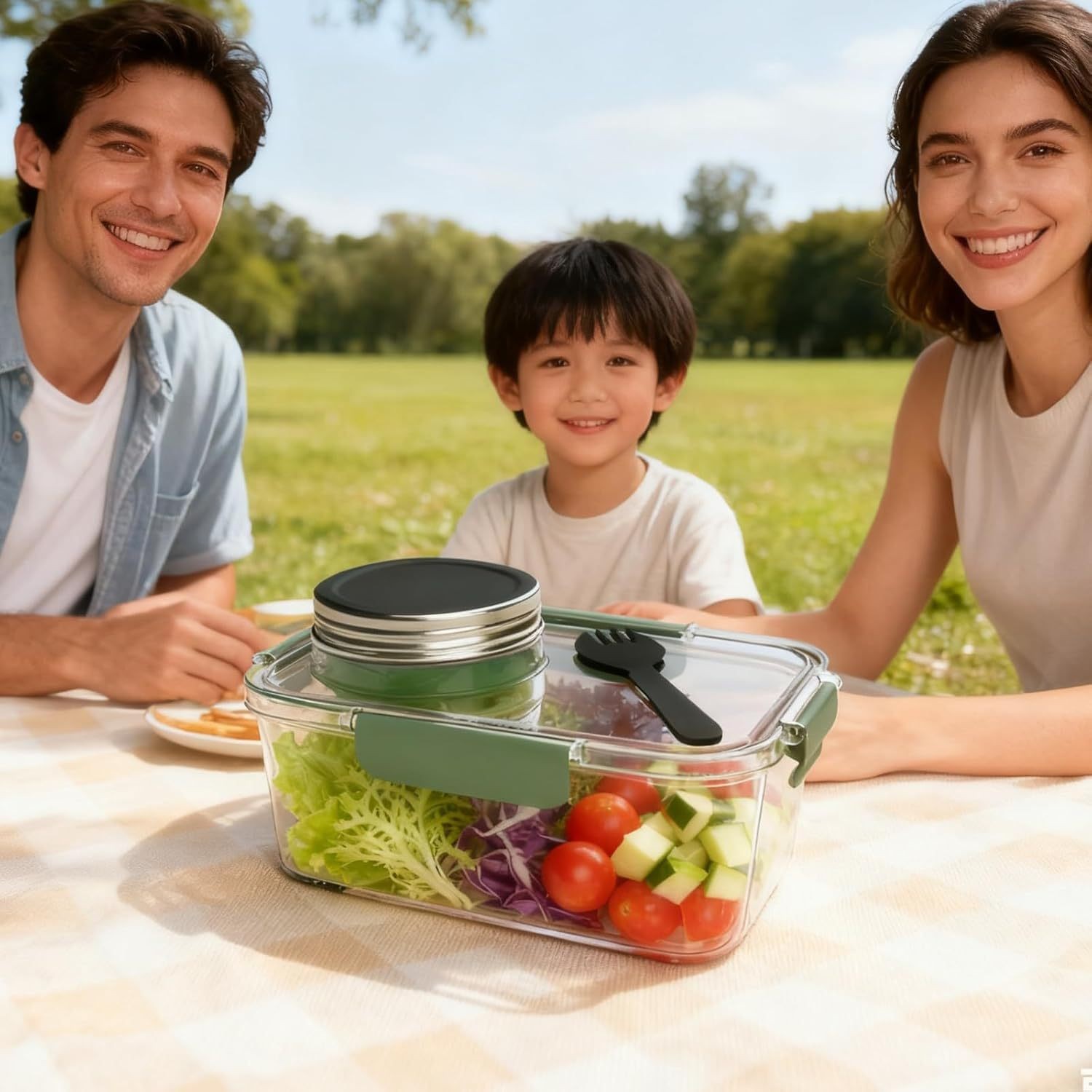 Wadah Penyimpanan Makanan Sola - Meal Prep Jar Salad ulasan dan harga