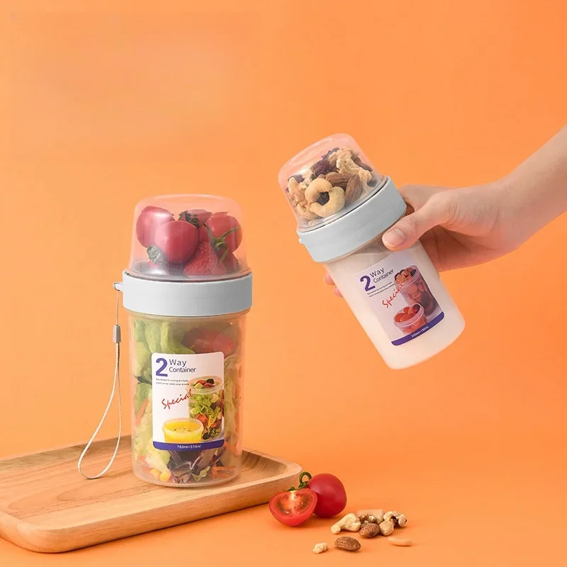 Set Wadah Bekal Sarapan Oatmea - Meal Prep Yogurt Containers ulasan dan harga