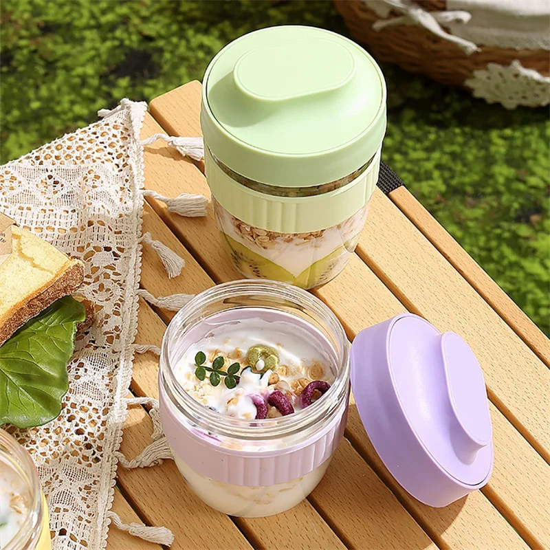 Cangkir sarapan portabel 480/5 - Meal Prep Yogurt Containers ulasan dan harga
