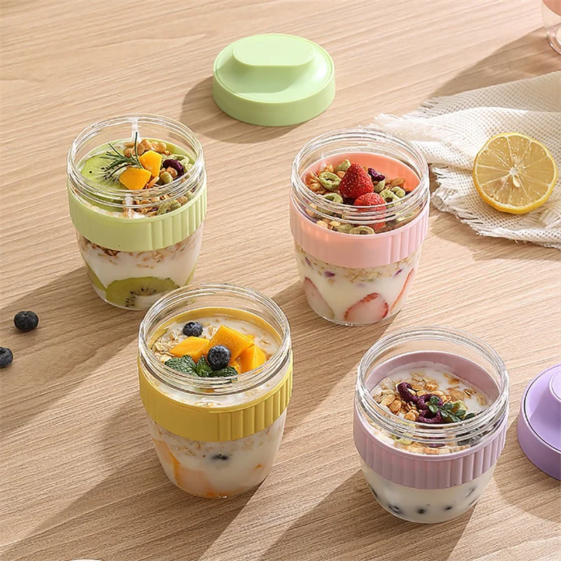 Cangkir sarapan portabel 480/5 - Meal Prep Yogurt Containers ulasan dan harga