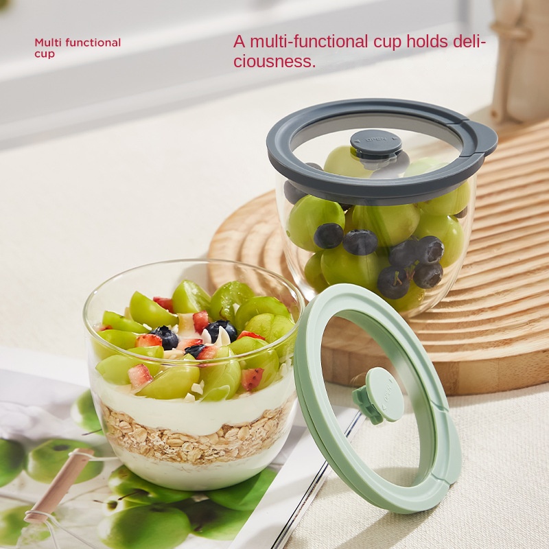Wadah Oatmeal Semalaman dari K - Meal Prep Yogurt Containers ulasan dan harga