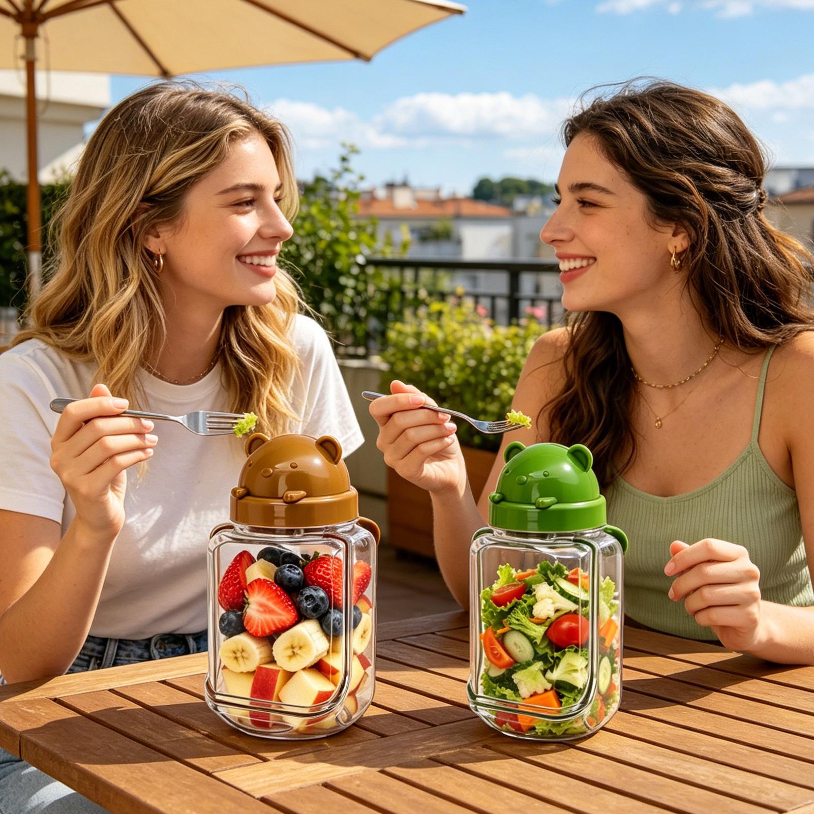 Stoples Persiapan Makanan Port - Meal Prep Jar Salad ulasan dan harga