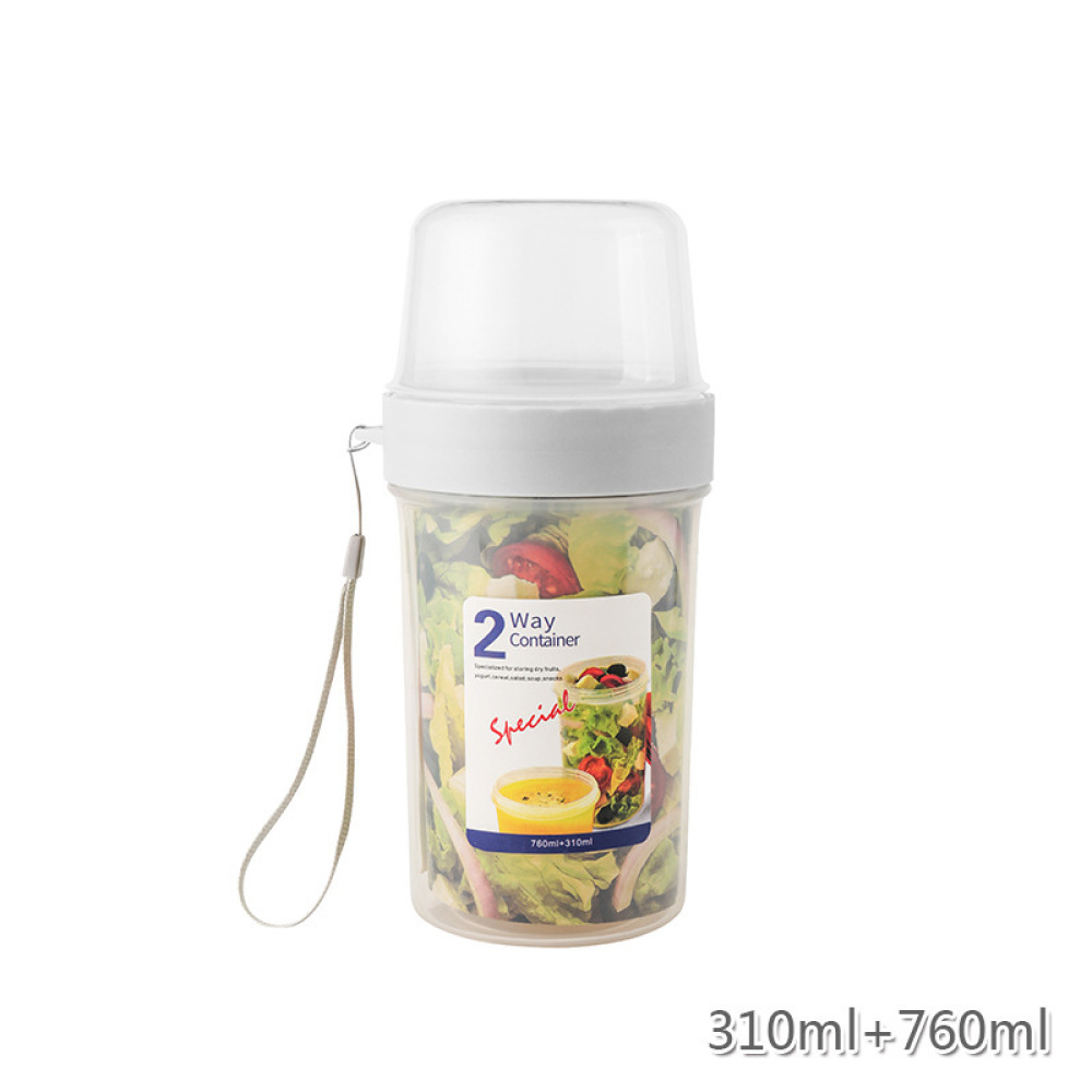 Wadah Makanan Anti Bocor Dua L - Meal Prep Yogurt Containers ulasan dan harga